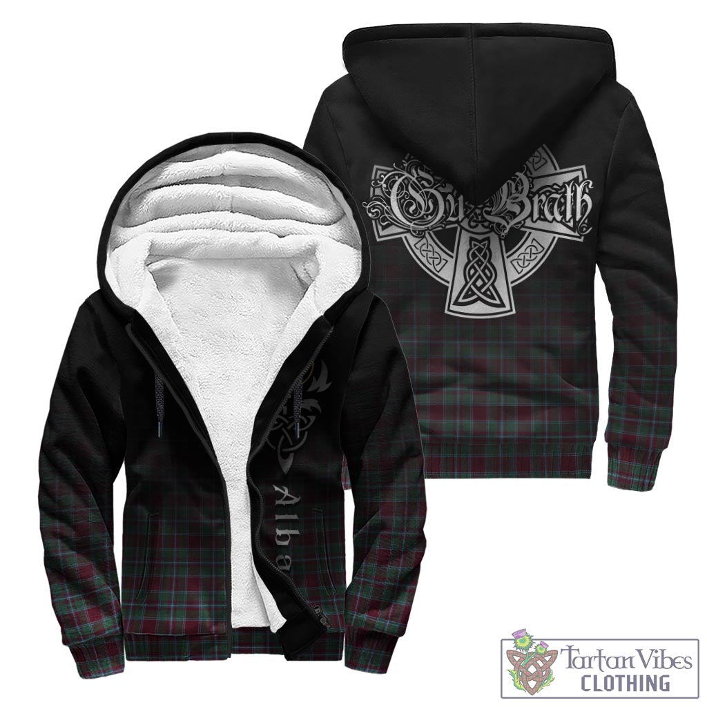 Spence (Spens) Tartan Sherpa Hoodie Featuring Alba Gu Brath Family Crest Celtic Inspired - Tartan Vibes Clothing