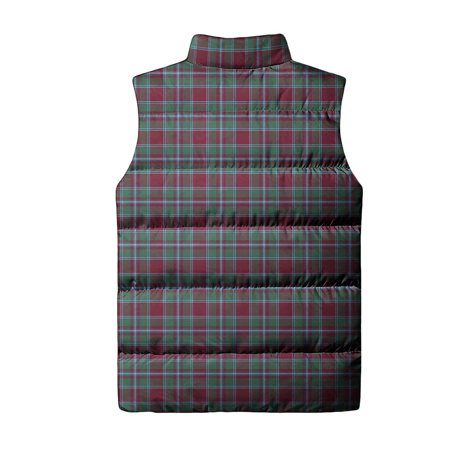 Spence (Spens) Tartan Sleeveless Puffer Jacket with Family Crest - Tartan Vibes Clothing