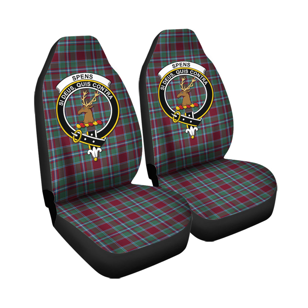 Spence (Spens) Tartan Car Seat Cover with Family Crest - Tartan Vibes Clothing