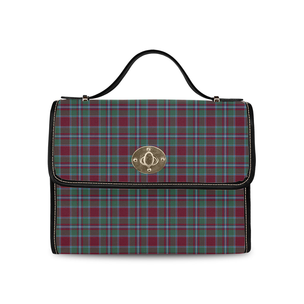 spens-spence-tartan-leather-strap-waterproof-canvas-bag