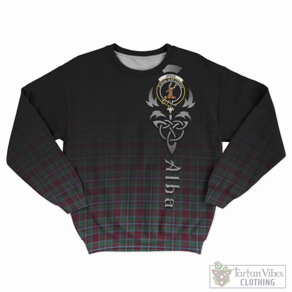 Spence (Spens) Tartan Sweatshirt Featuring Alba Gu Brath Family Crest Celtic Inspired - Tartan Vibes Clothing