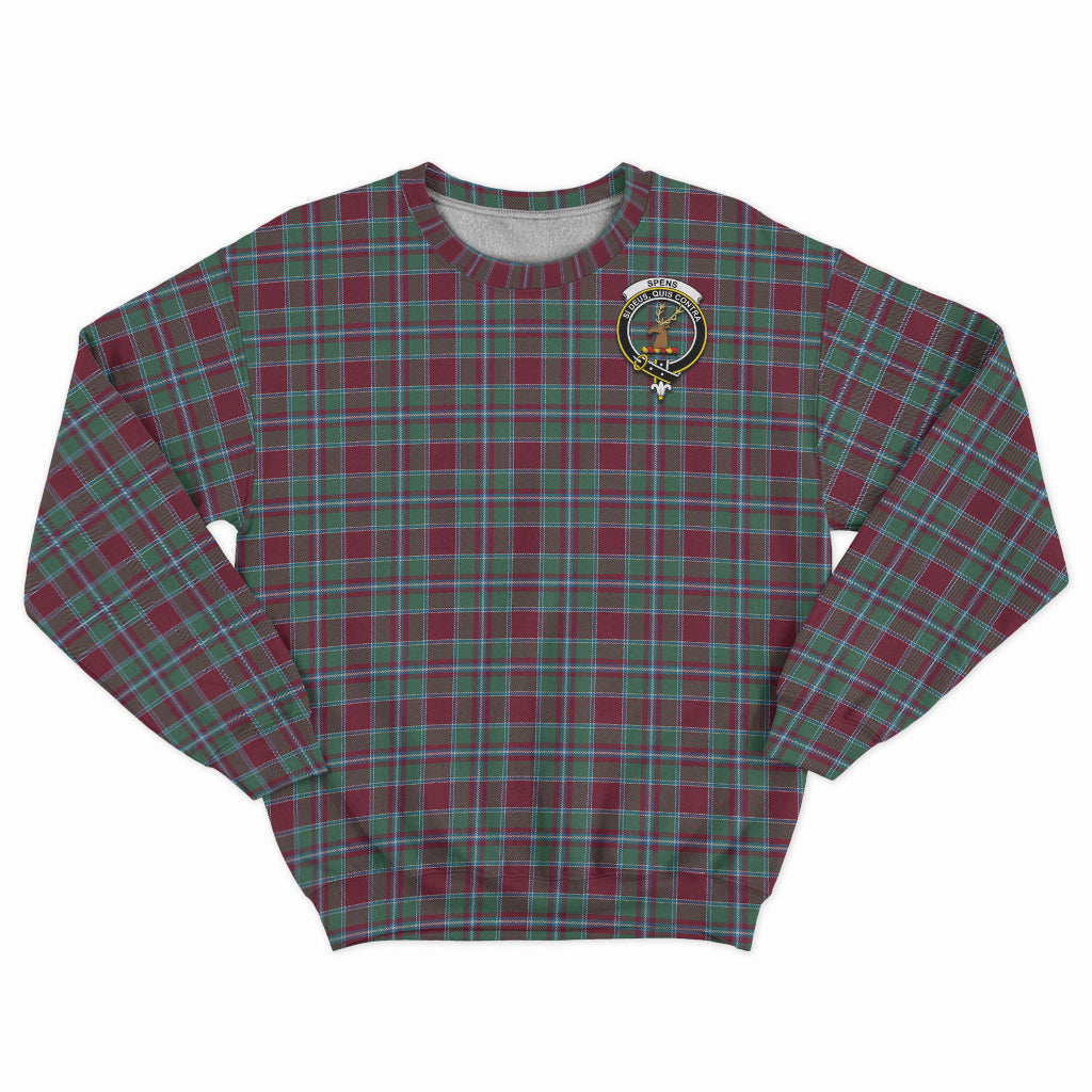Spence (Spens) Tartan Sweatshirt with Family Crest - Tartan Vibes Clothing