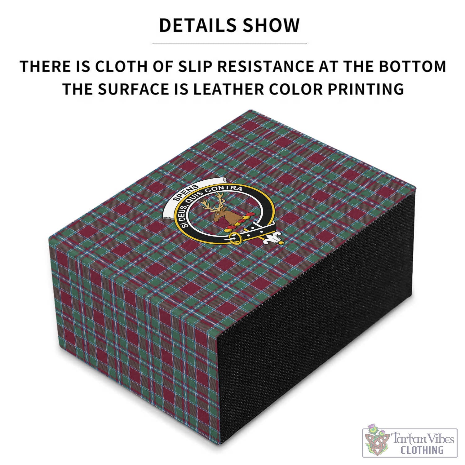 Spence (Spens) Tartan Pen Holder with Family Crest - Tartan Vibes Clothing