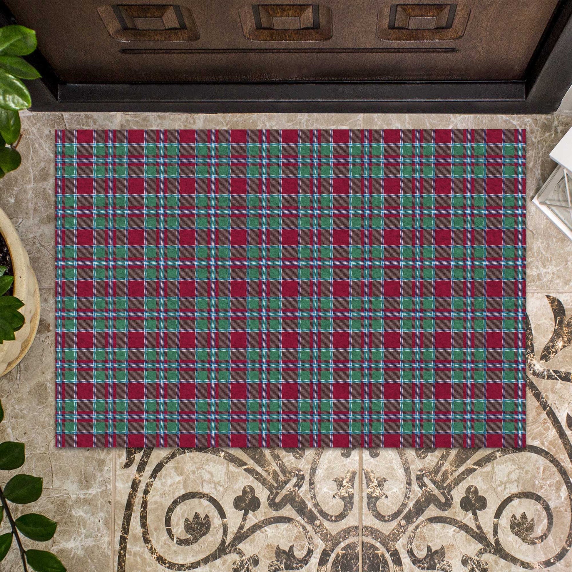 Spence (Spens) Tartan Rubber Doormat - Tartan Vibes Clothing