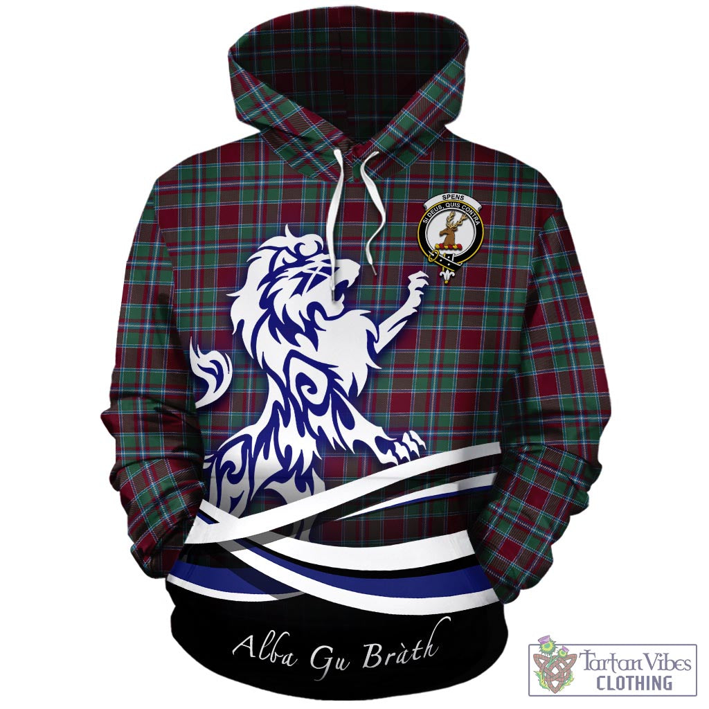 Spence (Spens) Tartan Hoodie with Alba Gu Brath Regal Lion Emblem - Tartan Vibes Clothing