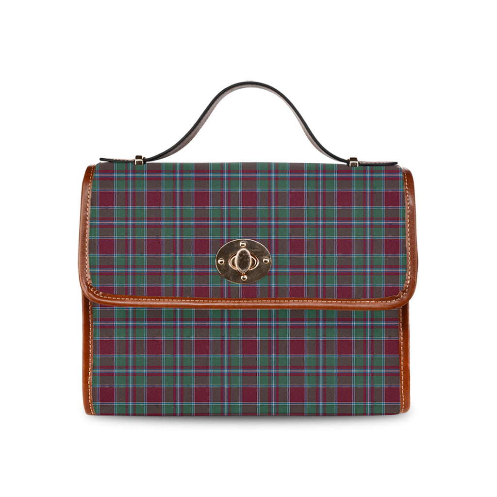spens-spence-tartan-leather-strap-waterproof-canvas-bag
