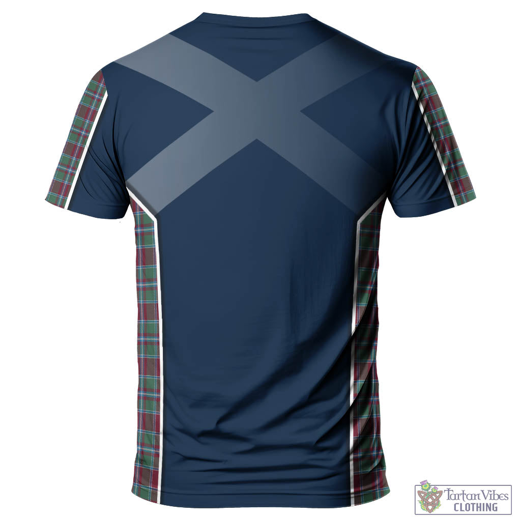 Tartan Vibes Clothing Spens (Spence) Tartan T-Shirt with Family Crest and Lion Rampant Vibes Sport Style