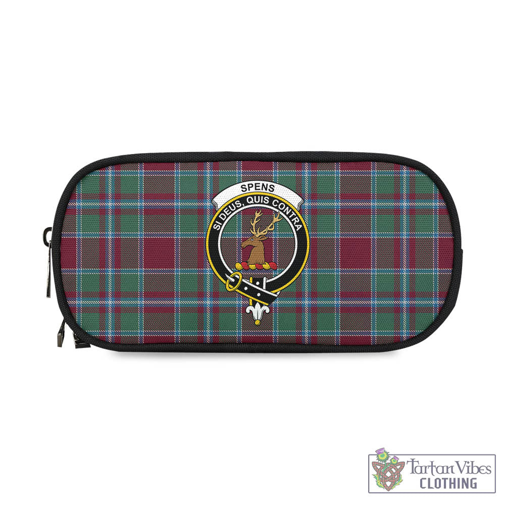 Spence (Spens) Tartan Pen and Pencil Case with Family Crest - Tartan Vibes Clothing