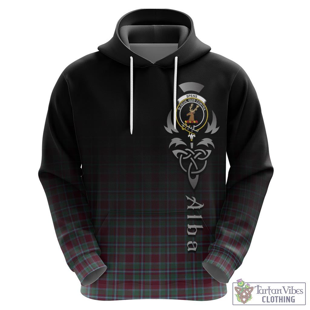 Spence (Spens) Tartan Hoodie Featuring Alba Gu Brath Family Crest Celtic Inspired - Tartan Vibes Clothing