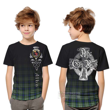 Spottiswood Tartan Kid T-Shirt Featuring Alba Gu Brath Family Crest Celtic Inspired Youth XL Size14 - Tartan Vibes Clothing