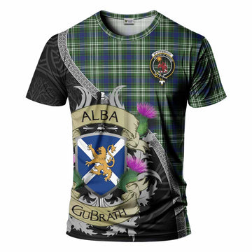 Spottiswood Tartan Family Crest T-Shirt Lion Rampant Royal Thistle Shield Celtic Inspired Kid's Shirt - Tartan Vibes Clothing