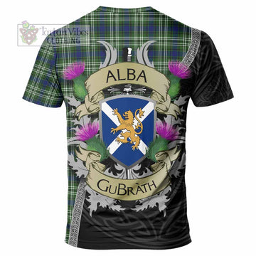 Spottiswood Tartan Family Crest T-Shirt Lion Rampant Royal Thistle Shield Celtic Inspired - Tartan Vibes Clothing