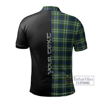 Spottiswood Tartan Polo Shirt with Family Crest and Half Of Me Style - Tartan Vibes Clothing