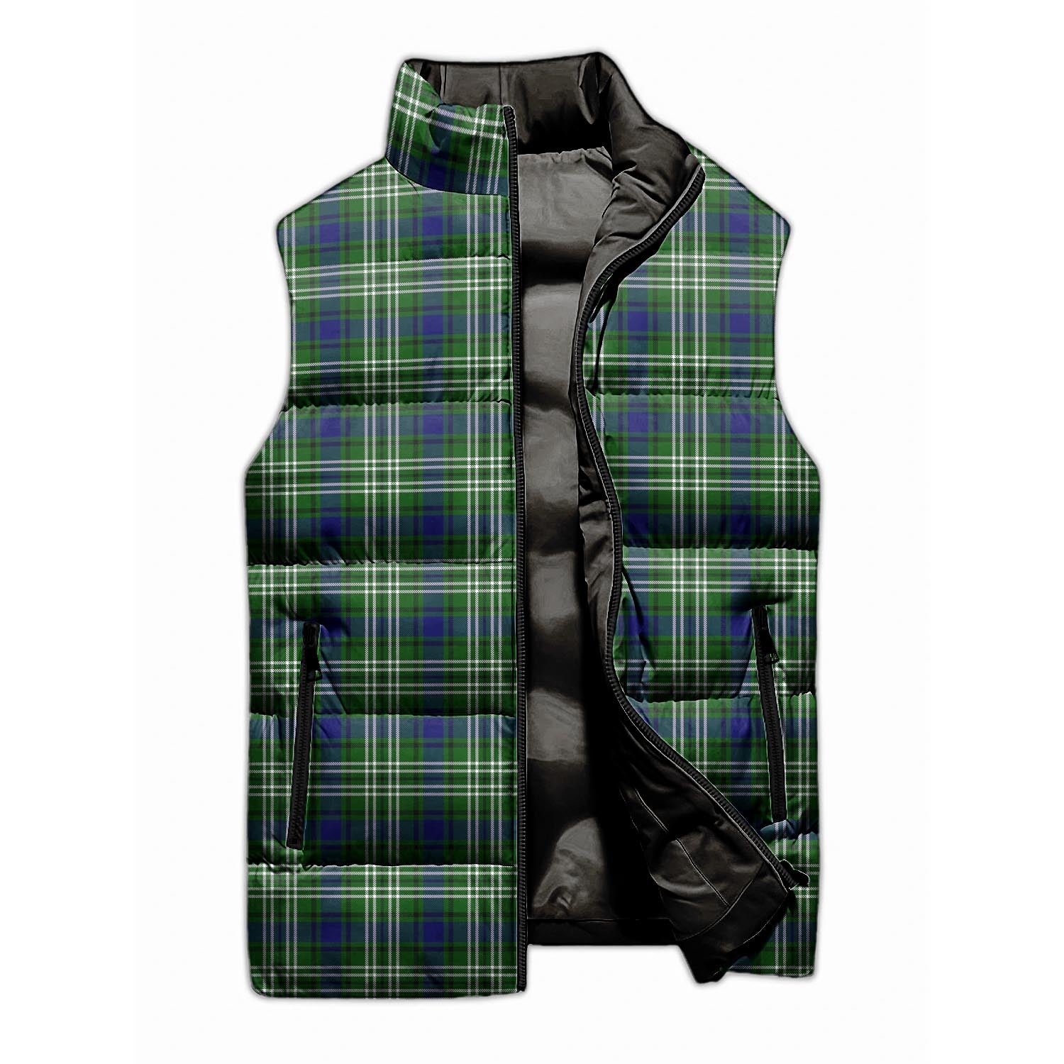 Spottiswood Tartan Sleeveless Puffer Jacket Unisex M - Tartan Vibes Clothing