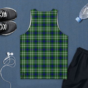 Spottiswood Tartan Mens Tank Top with Family Crest - Tartan Vibes Clothing