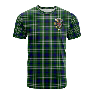 Spottiswood Tartan T-Shirt with Family Crest