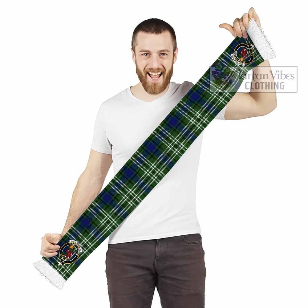 Spottiswood Tartan Ruffneck Scarf with Family Crest - Tartan Vibes Clothing
