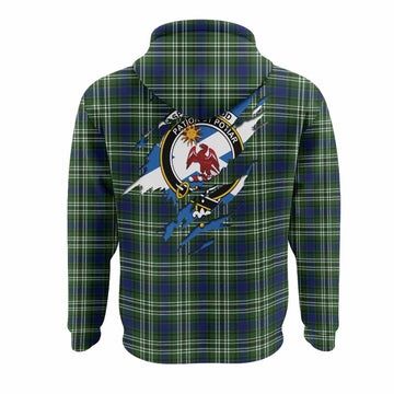 Spottiswood Clan Crest In Me Tartan Hoodie Scotland Flag Style