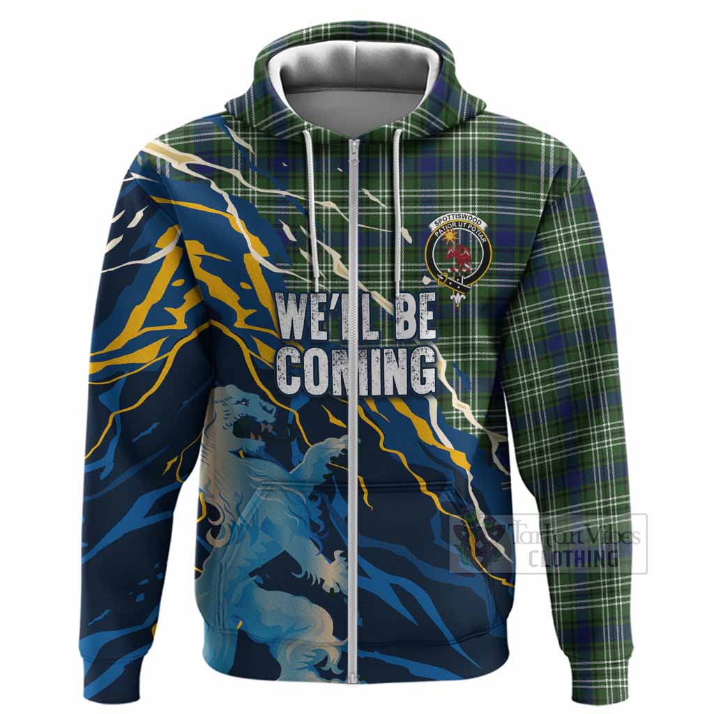 Spottiswood Scotland Tartan Hoodie WC2026 Football - We'll Be Coming