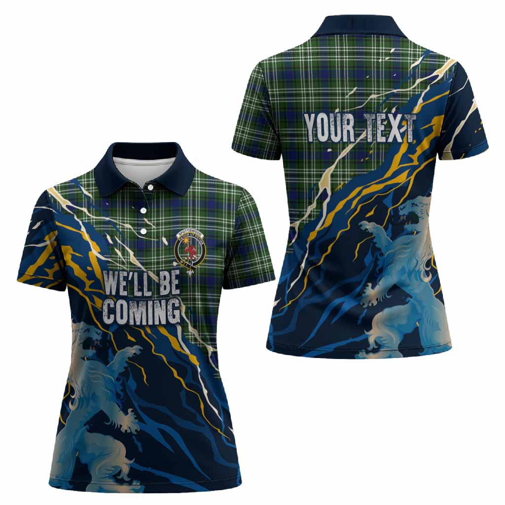 Spottiswood Scotland Tartan Women Polo Shirt WC2026 Football - We'll Be Coming