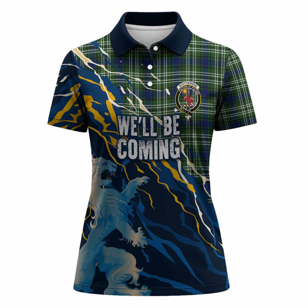 Spottiswood Scotland Tartan Women Polo Shirt WC2026 Football - We'll Be Coming