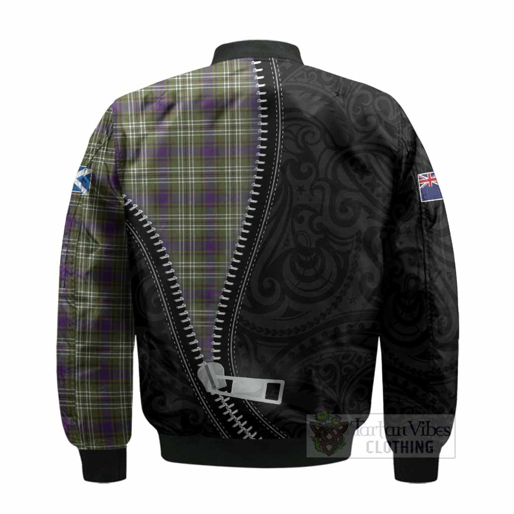 Spottiswood Tartan Bomber Jacket New Zealand Pattern Unique Zipper Stylized