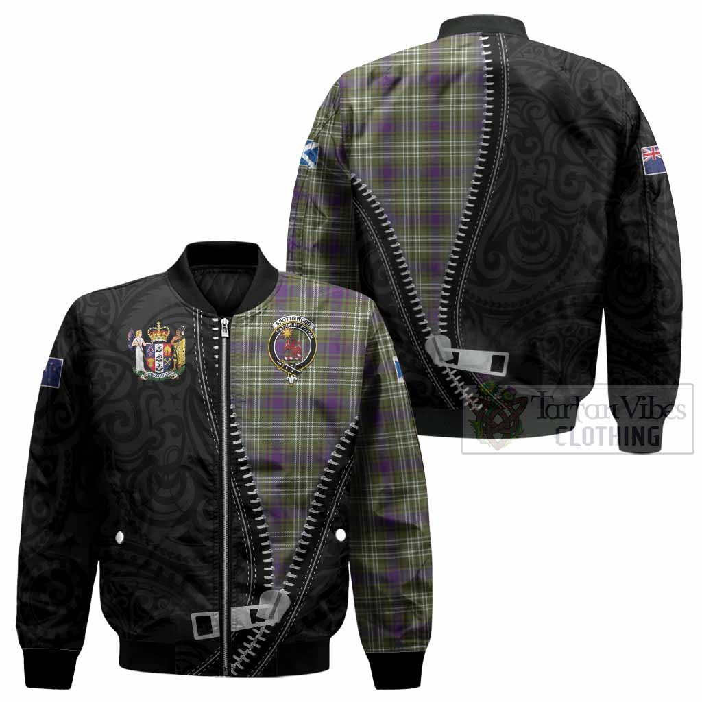 Spottiswood Tartan Bomber Jacket New Zealand Pattern Unique Zipper Stylized