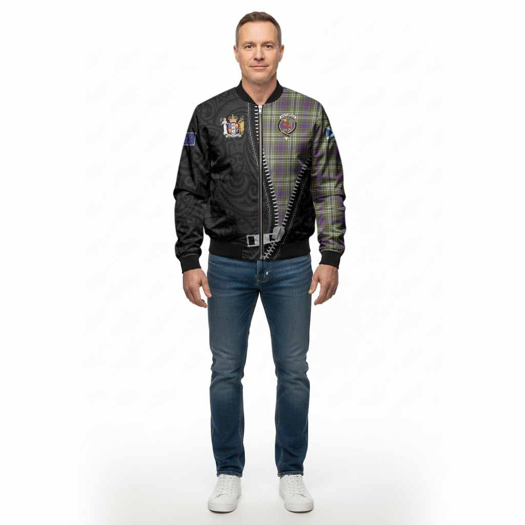 Spottiswood Tartan Bomber Jacket New Zealand Pattern Unique Zipper Stylized