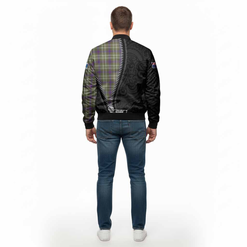 Spottiswood Tartan Bomber Jacket New Zealand Pattern Unique Zipper Stylized