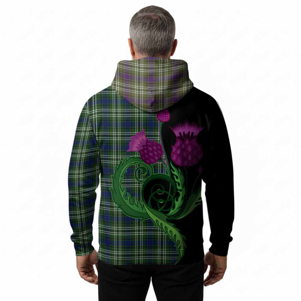 Spottiswood Tartan Hoodie Traditional Scottish Thistle