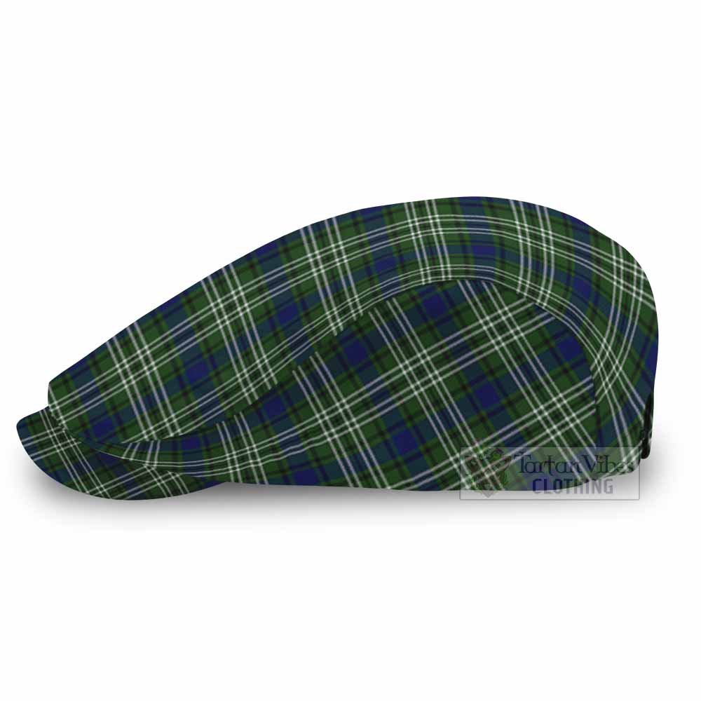 Spottiswood Tartan Jeff Cap, Tartan Flat Cap