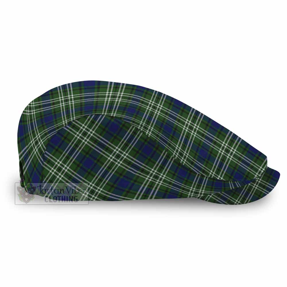 Spottiswood Tartan Jeff Cap, Tartan Flat Cap