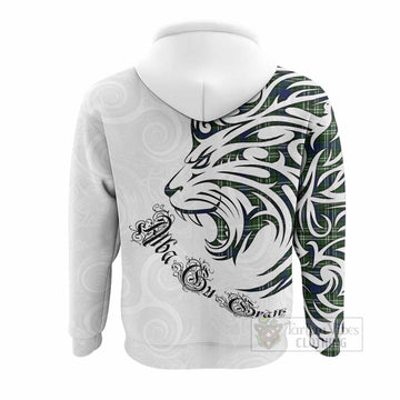 Spottiswood Tartan Lion Roar Hoodie Alba Gu Brath with Celtic Motifs