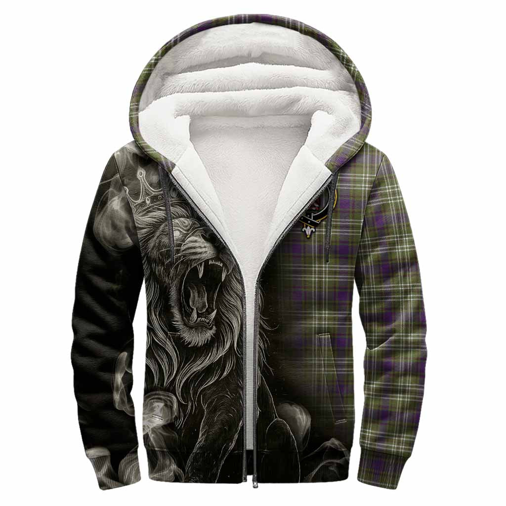 Spottiswood Tartan Sherpa Hoodie Roaring Lion Heritage