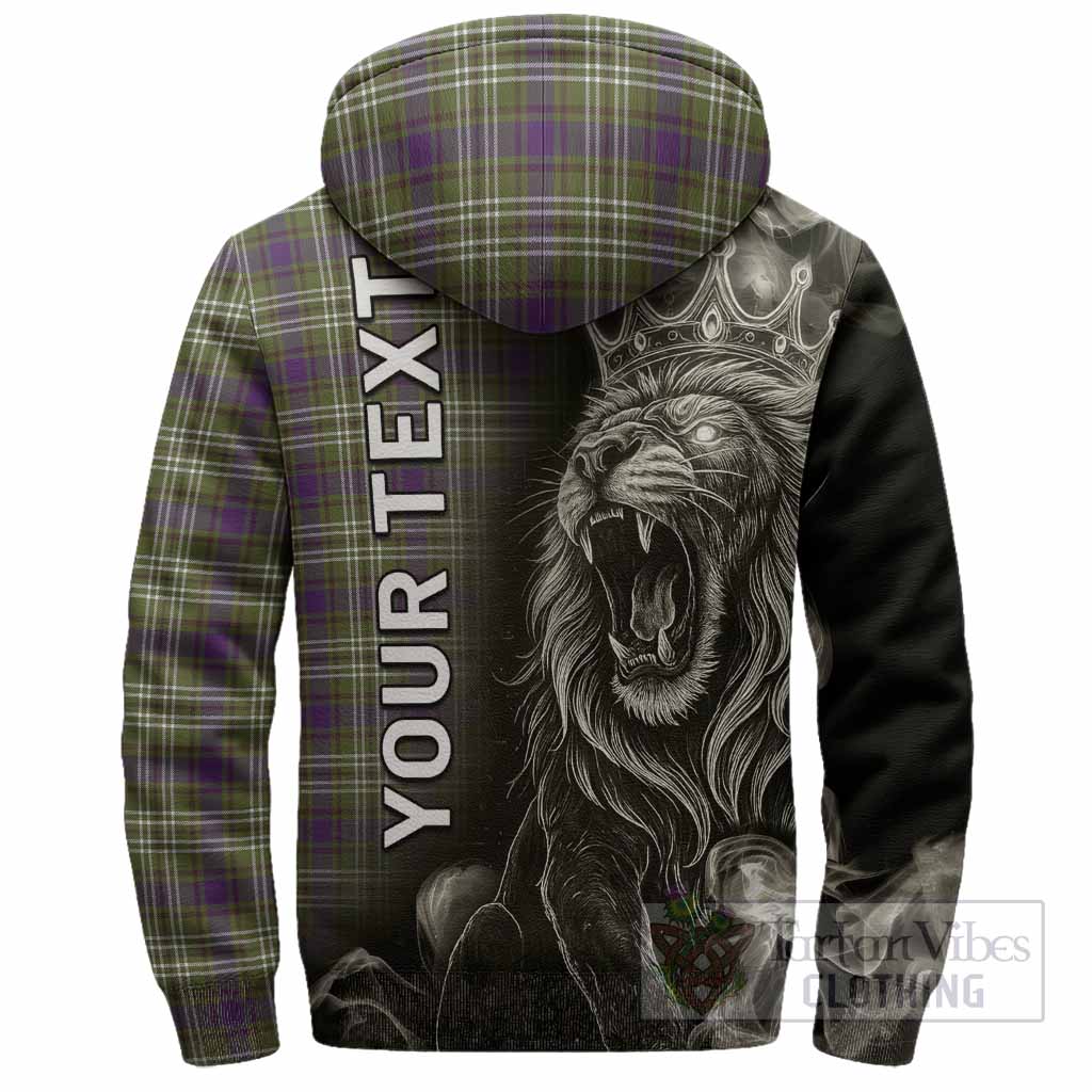 Spottiswood Tartan Sherpa Hoodie Roaring Lion Heritage