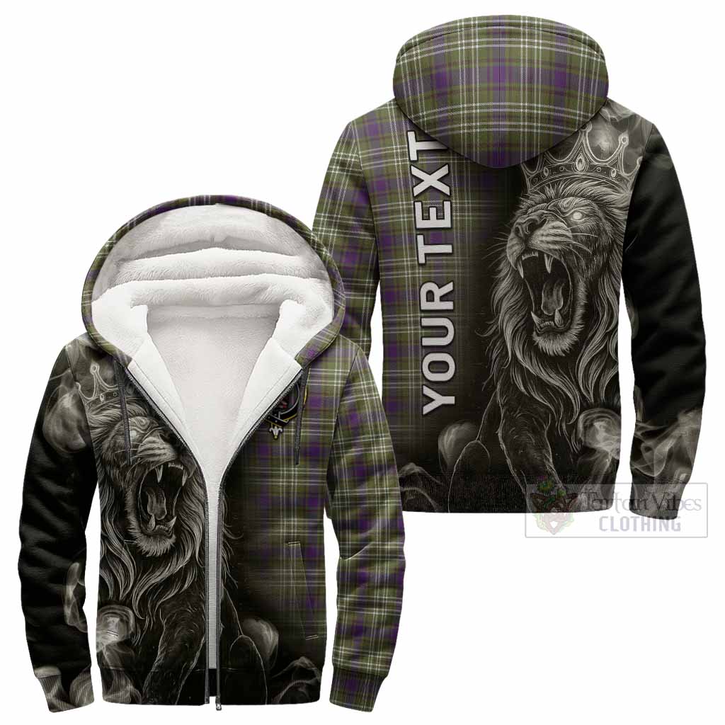 Spottiswood Tartan Sherpa Hoodie Roaring Lion Heritage