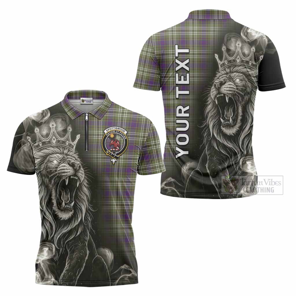 Spottiswood Tartan Zipper Polo Shirt Roaring Lion Heritage