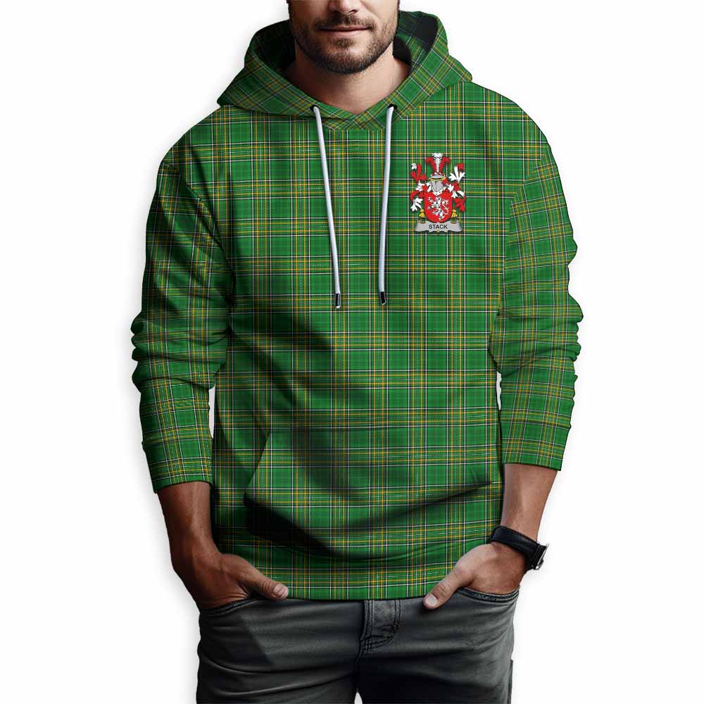 Stack Irish Clan Tartan Hoodie with Coat of Arms Zip Hoodie - Tartan Vibes Clothing