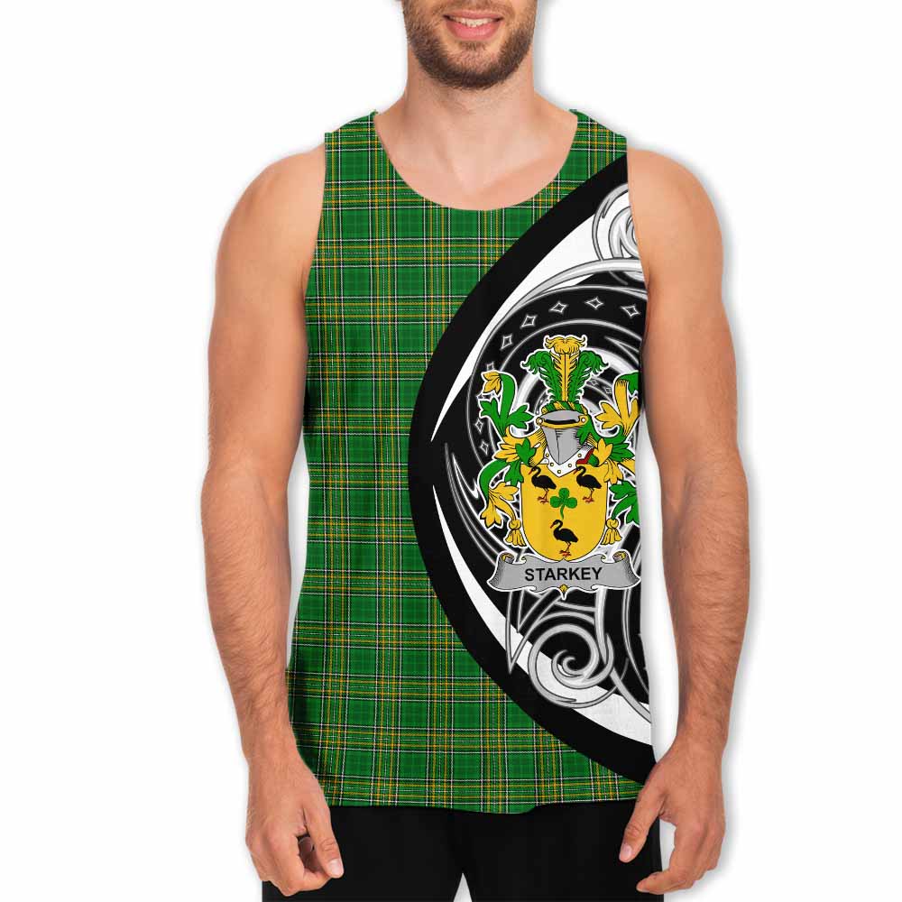Tartan Vibes Clothing Starkey Irish Clan Men's Tank Top Celtic Circle Style