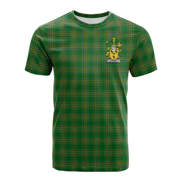 Starkey Irish Clan Tartan Cotton T-shirt with Coat of Arms Kid's Shirt - Tartan Vibes Clothing