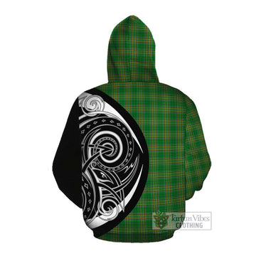 Tartan Vibes Clothing Staveley Irish Clan Cotton Hoodie Celtic Circle Style