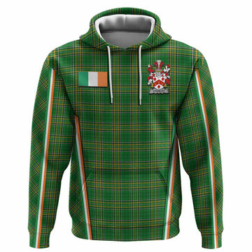 Staveley Irish Clan Coat of Arm Tartan Hoodie Flag Style