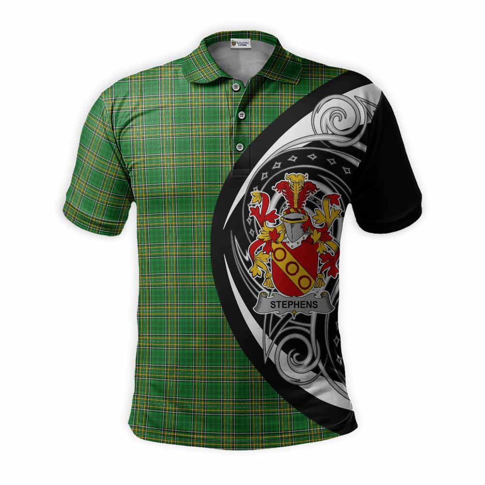 Tartan Vibes Clothing Stephens Irish Clan Polo Shirt Celtic Circle Style