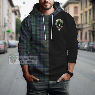 Stephenson (Stevenson) Tartan Hoodie with Family Crest and Half Of Me Style Zip Hoodie - Tartan Vibes Clothing