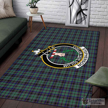 Stephenson (Stevenson) Tartan Area Rug with Family Crest