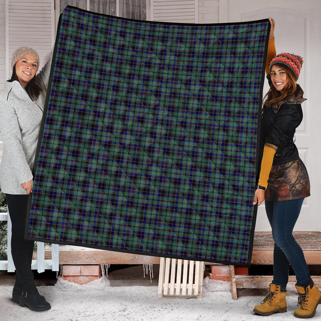 Stephenson (Stevenson) Tartan Quilt Super King Quilt 91" x 110" - Tartan Vibes Clothing
