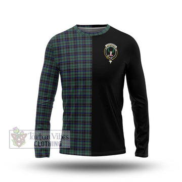 Stephenson (Stevenson) Tartan Long Sleeve T-Shirt with Family Crest and Half Of Me Style Unisex - Tartan Vibes Clothing