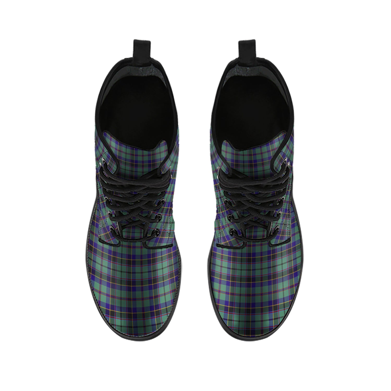 Stephenson (Stevenson) Tartan Leather Boots - Tartan Vibes Clothing