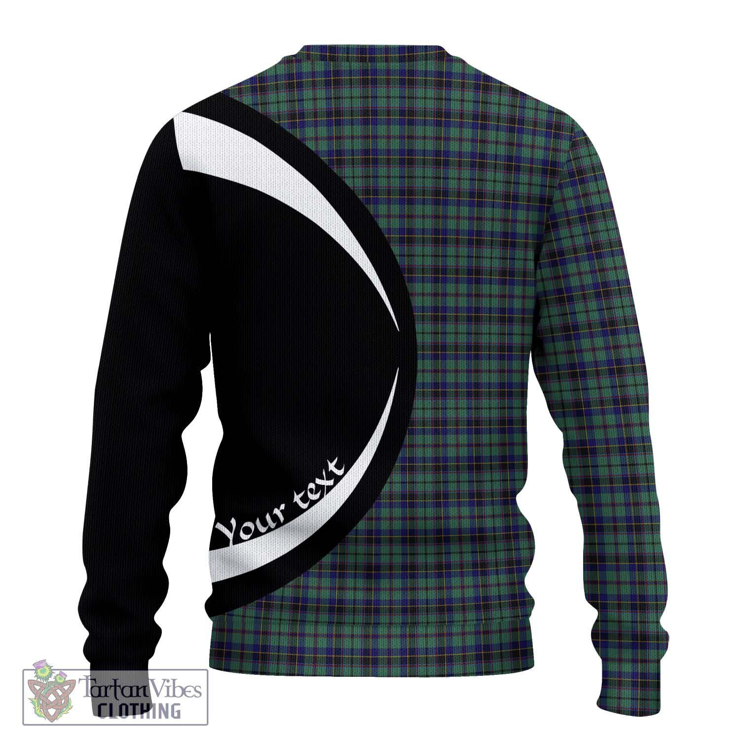 Stephenson (Stevenson) Tartan Knitted Sweater with Family Crest Circle Style - Tartan Vibes Clothing