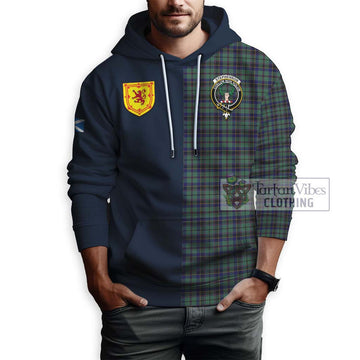 Stephenson (Stevenson) Tartan Hoodie Alba with Scottish Lion Royal Arm Half Style - Tartan Vibes Clothing